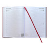Janrax 2026-2027 A4 Day Per Page Burgundy Academic Diary