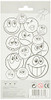 Twinkle Stickers Crazy Yellow Faces