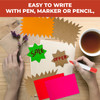 Pack of 200 Brown Kraft Stars 150 x 150mm