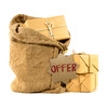 Pack of 400 Brown Kraft Stars 100 x 100mm