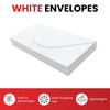 Pack of 50 White 100gsm 133x197mm Gummed Envelopes