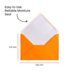 Pack of 50 Vivid Shock Pink 114x162mm Gummed Envelopes