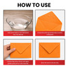 Pack of 50 Vivid Coral Pink 114x162mm Gummed Envelopes