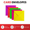 Pack of 50 Vivid Green 130x130mm Gummed Envelopes