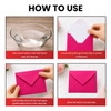 Pack of 50 Vivid Green 130x130mm Gummed Envelopes