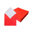 Pack of 50 Vivid Coral Pink 155x155mm Gummed Envelopes