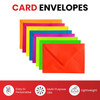 Pack of 50 Vivid Sunshine Orange 133x184mm Gummed Envelopes