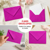 Pack of 50 Vivid Coral Pink 133x184mm Gummed Envelopes