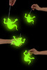 Pack of 3 Glow in the Dark Hanging Ghosts - Haunted House Halloween Decoration Trick or Treat Party Bag Fillers