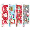 Pack of 4 Kid‑Friendly Festive Prints Christmas Wrapping Paper Rolls 7m x 69cm