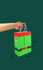 Pack of 12 Elf Christmas Paper Bags with Handles (16 x 22 x 8cm)