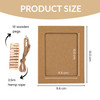 Black & White Photo Frame Banner Set with Wooden Pegs and Hemp Twine