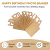 Pink Photo Insert HAPPY BIRTHDAY Banner with Ribbon