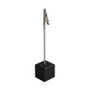 Photo Holder Clip with Square Black Coloured Resin Base