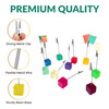 Photo Holder Clip with Square Gold Coloured Resin Base