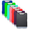 A4 Black Plastic Clipboard Box File With Pencil Holder - Storage Filing Case