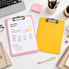 Rigid Mdf A4 Erasable Pink Whiteboard Clipboard