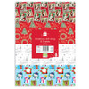 Pack of 8 Sheets Festive Season Christmas Gift Wrapping Papers