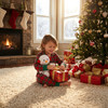 Christmas Snowman in Earmuffs Plushie (23cm)