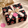 Pack of 2 Dessert Festive Design 50 x 70 cm Gift Wrap Sheets with 2 Tags - Christmas Birthdays Parties Holiday Gifting