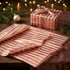 Pack of 5 Abstract Stripes Design 50 x 70 cm Luxury Gold Foil Tissue Sheets - Wedding, Christmas, Celebration