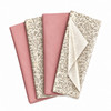 Pack of 8 Garden Breeze Luxury Foil Design & Plain Pink 50 x 70 cm Tissue Sheets - Birthday Summer Everyday Celebrations