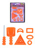Halloween 9 Piece Pumpkin Carving Tool Set - Stencils Cutter Scooper