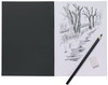 A5 Black Card Cover Sketch Book