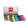 Caran d'Ache 80 Supracolor Soft Aquarelle Colouring Pencils in Metal Tin