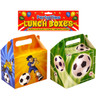 Pack of 6 Football Design Lunch Boxes