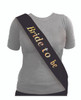 Sash Bride To Be Black