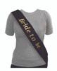 Sash Bride To Be Black