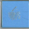 Pack of 15 Luxury Blue Christening Teddy Foil Finished Large Napkins (3 Ply)