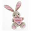 Bebunni Rabbit Medium Sitting with Heart 16 cms - Daughter