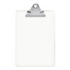 Clear A5 Clipboard with Butterfly Clip with Ruled Side