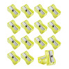 Pack of 100 Yellow Translucent Pencil Sharpeners.