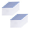 Pack of 12 A3 Blue Zip Zippy Bags