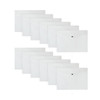 Pack of 12 A4 Clear Plastic Document Wallets by Janrax