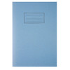 Pack of 100 A4 Blue Exercise Books 80 Pages - Feint Ruled with Margin