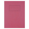 Pack of 100 229x178mm Red Exercise Books 80 Pages - Feint Ruled with Margin