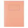 Pack of 100 9"x7" Orange 5mm Square Inner Exercise Books