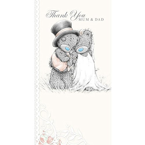Me to You Thank You Mum and Dad Wedding Greeting Card Tatty