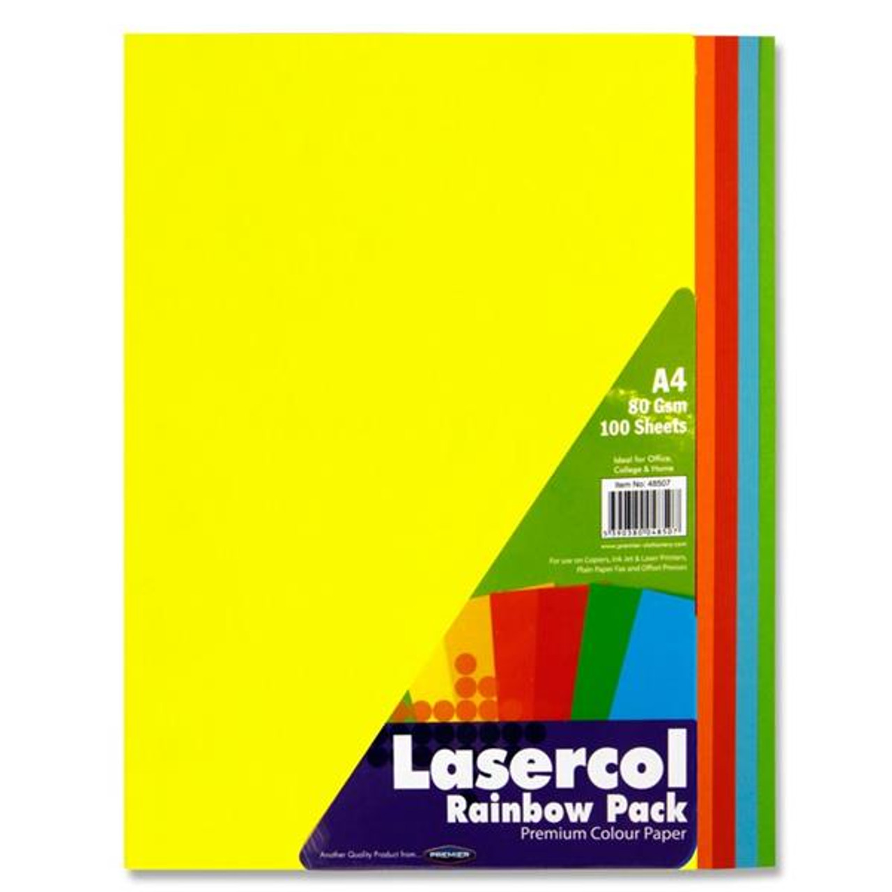 Bulk 100 Sheet Rainbow Paper Pack