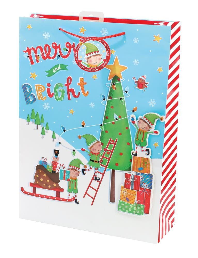 Elf Scene Design Extra Large Christmas 