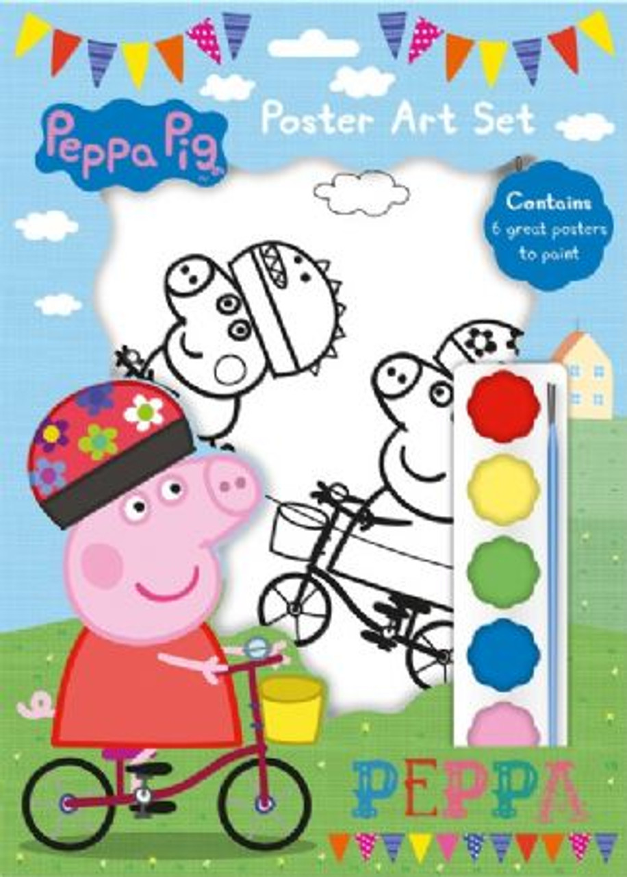 Peppa Pig A4 Poster Art Set - Stationery Wholesale