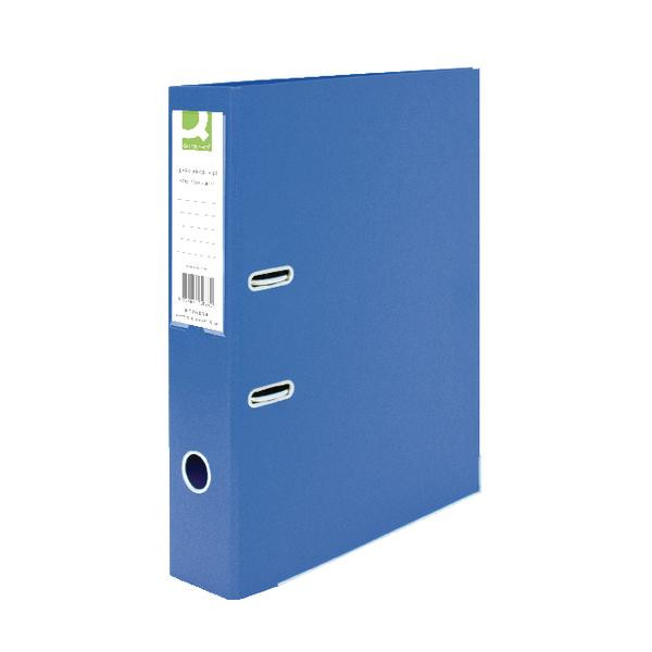 Polypropylene Files Pack of 10 70mm Polypropylene Foolscap Blue Lever Arch Files ...