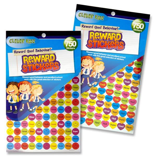 Sticker Solutions Belohnungsaufkleber – 1332 Stück Mit Sternen & Smileys, 10 Motive – Für Lehrer, Eltern & Kinder