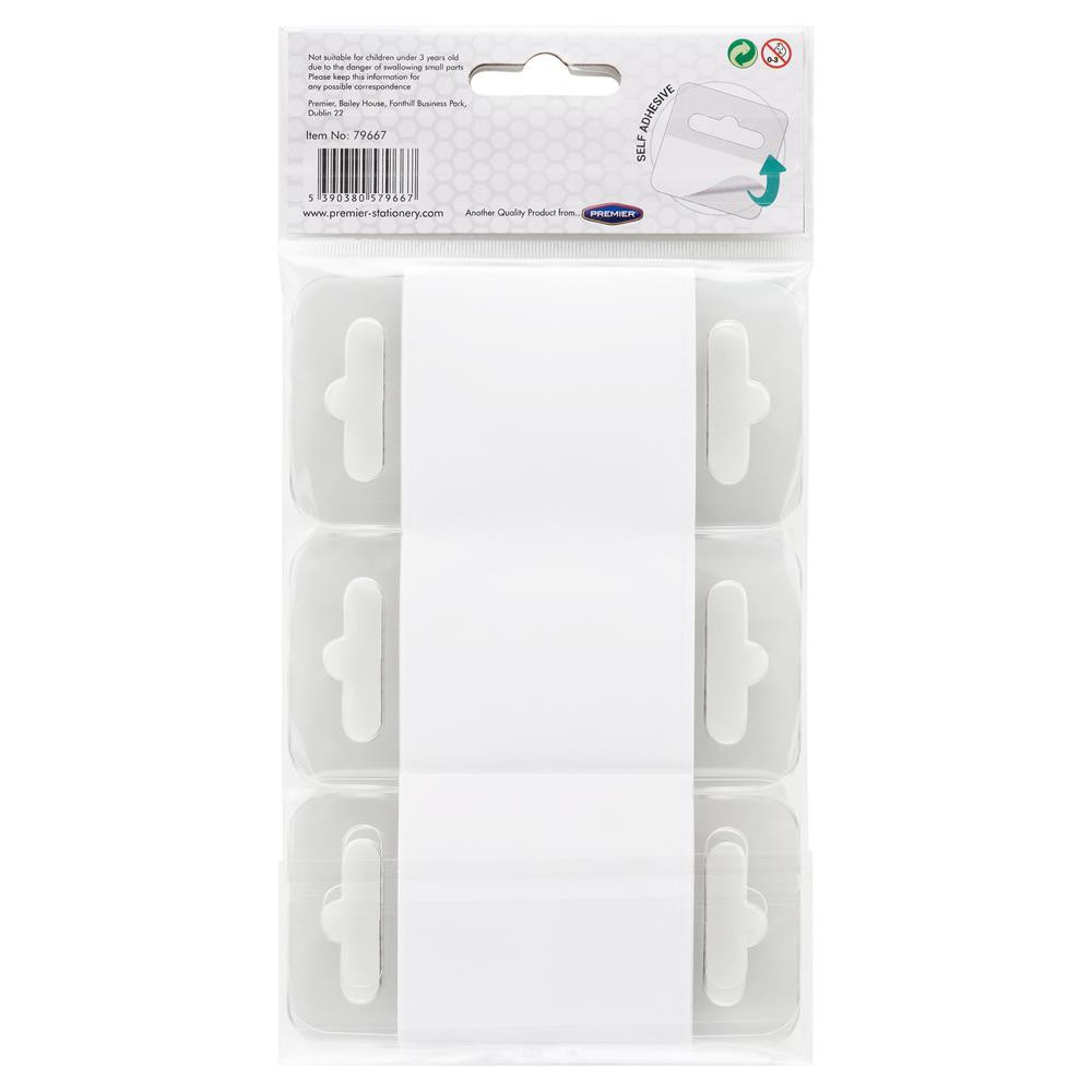 Pack of 50 51x50mm Adhesive Euro Hole Hang Tags by Concept - Stationery ...