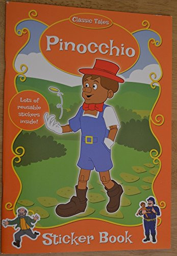 Pini Sticker Books Pinocchio Colouring and Sticker Book - Stationery Wholesale