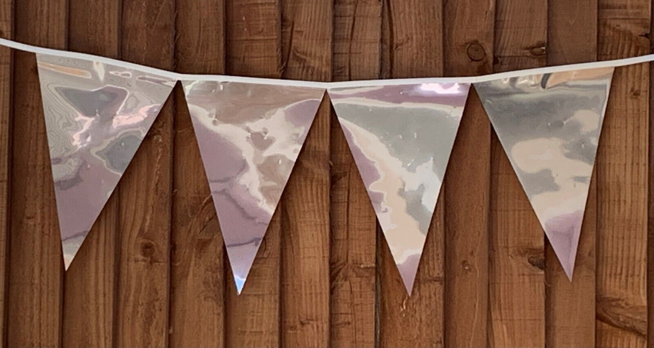 Vibrant 10 Meter Party Bunting - Green, Red & White PVC Flags (20 Pennants, Each 30x20cm) For Indoor/Outdoor Decor - View #9